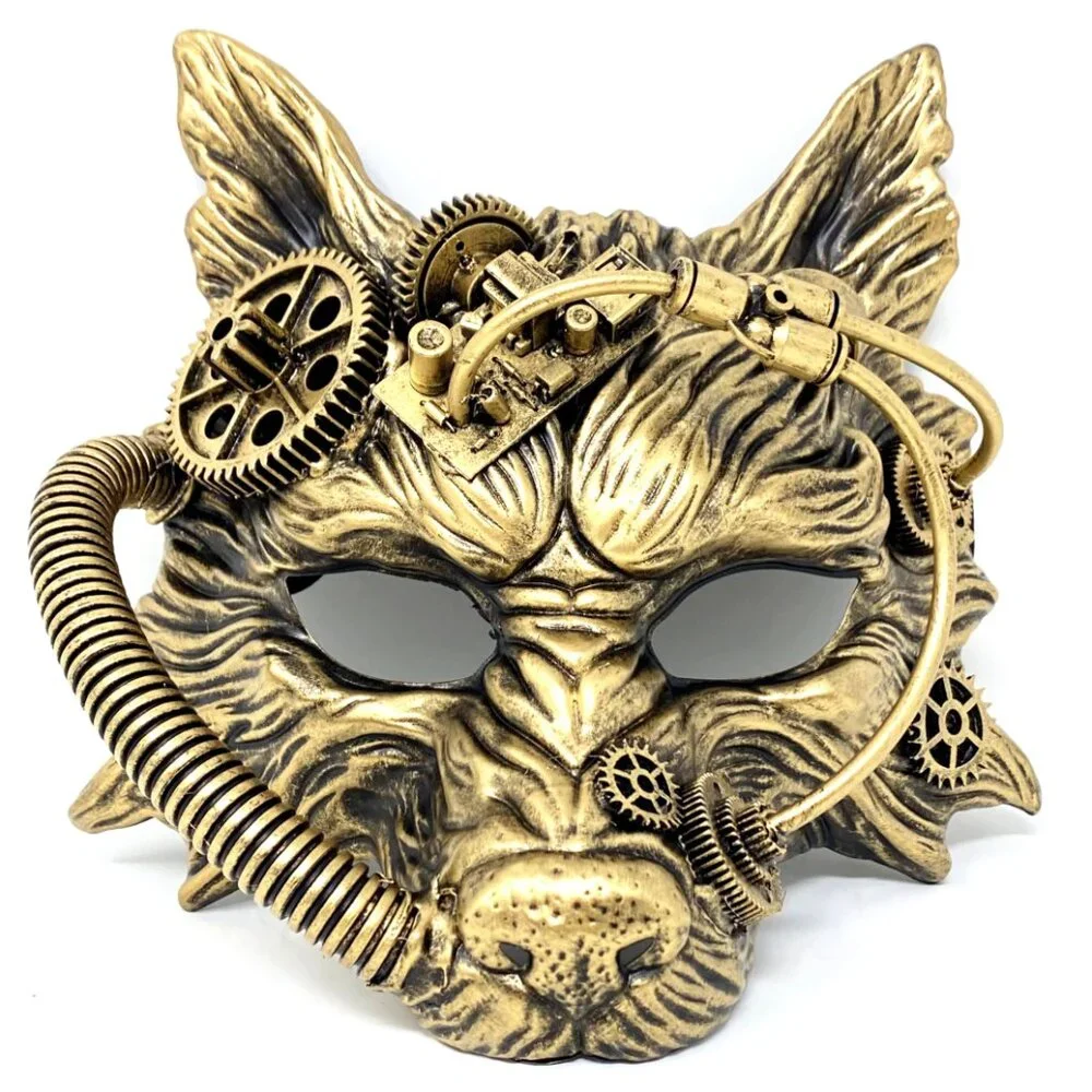 Wolf Steampunk Style Halloween Costume Mask Masquerade Party Ball Masks